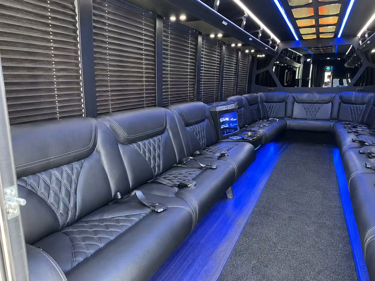 boston party bus interior