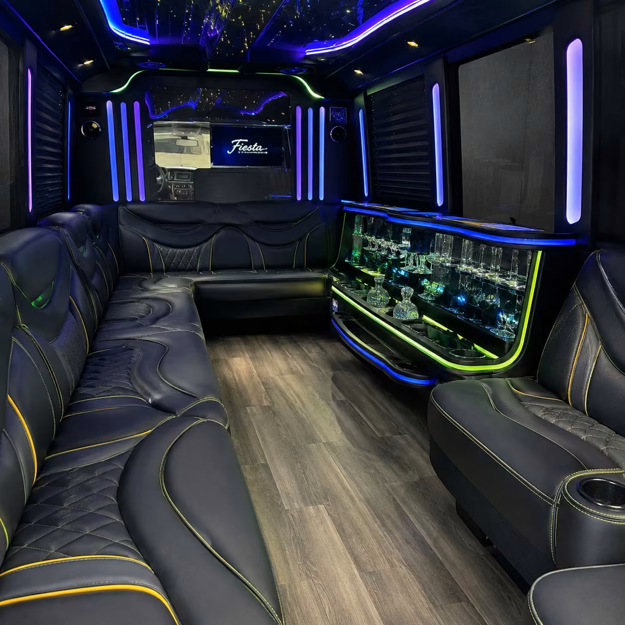 chrysler 300 limo interior